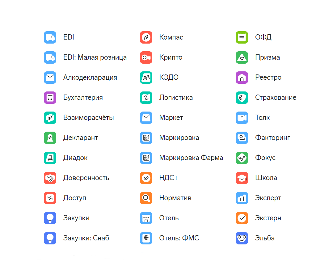 Онлайн-сервисы и программы СКБ Контур для электронного документоборота,  электронной отчетности, бухгалтерского, кадрового и налогового учета и  многое другое.